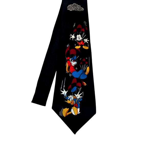 Disney Mickey Unlimited Necktie Mickey Mouse Goofy Donald Duck Vintage - Picture 4 of 6